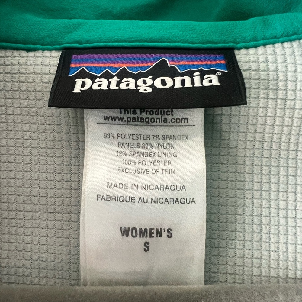 Patagonia Teal Full-Zip Ski Jacket - Picture 2 of 4